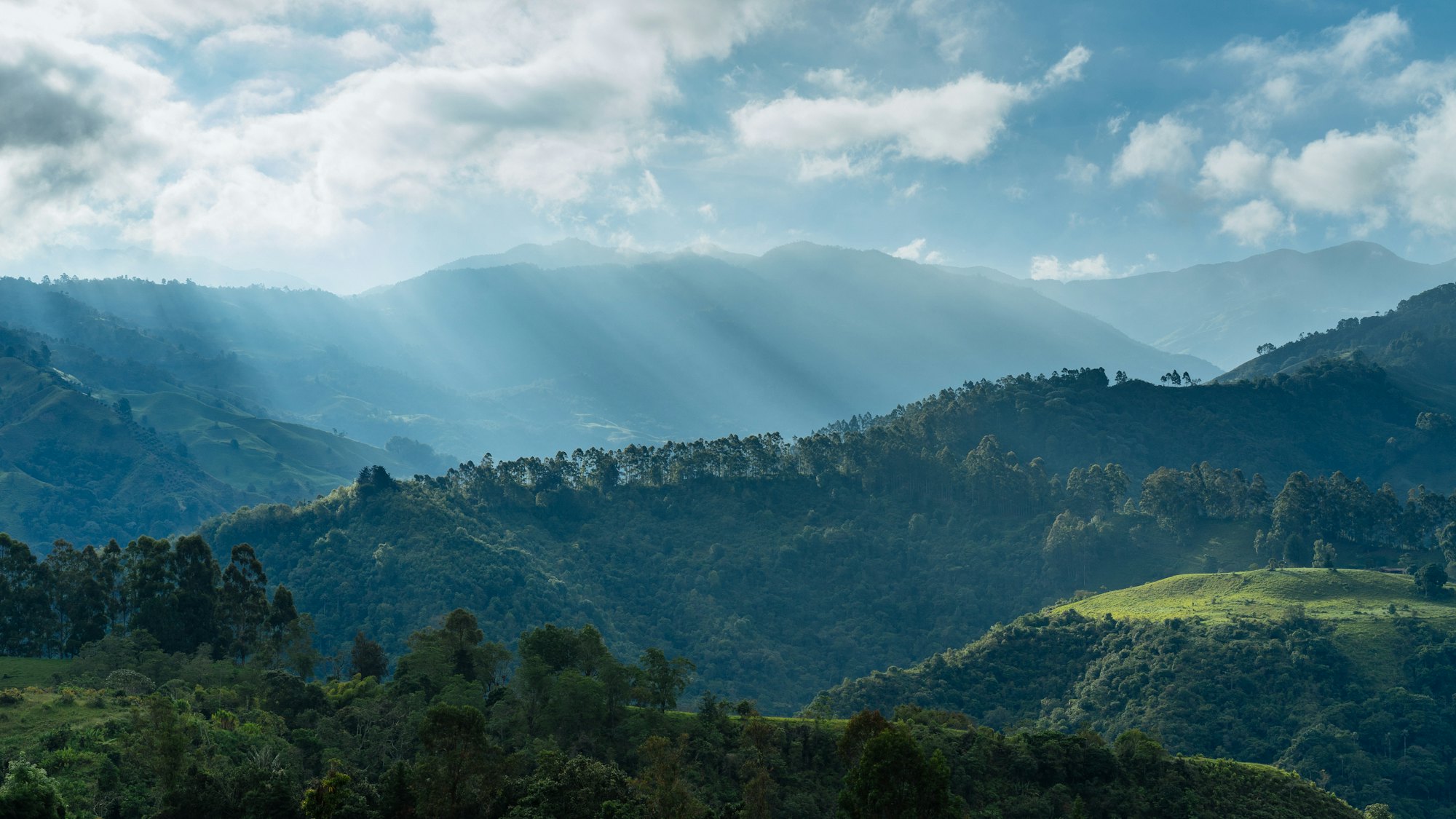 Mountains at La Serrana, Colombia